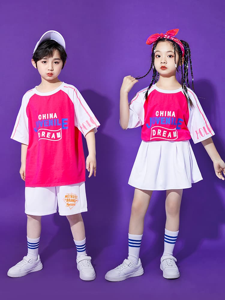 ダンス衣装 ダンス衣装 ポップスタイル キッズダンスセット