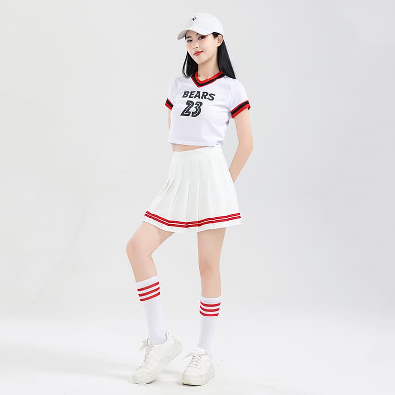 ダンス衣装 青春ユニフォーム風チアセット