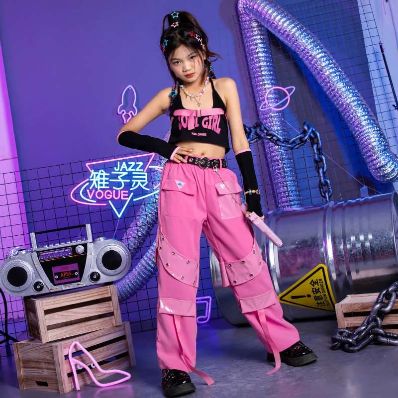 ダンス衣装 ストリート系カーゴパンツセット