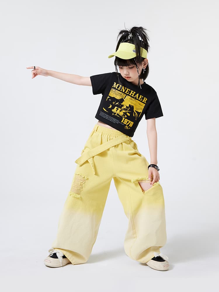 ダンス衣装 ダンス衣装 ストリート系ゆったりダンス上下セット