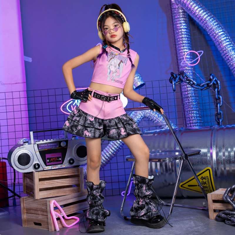 ダンス衣装 ギャルストリート系ラッパーセットアップ