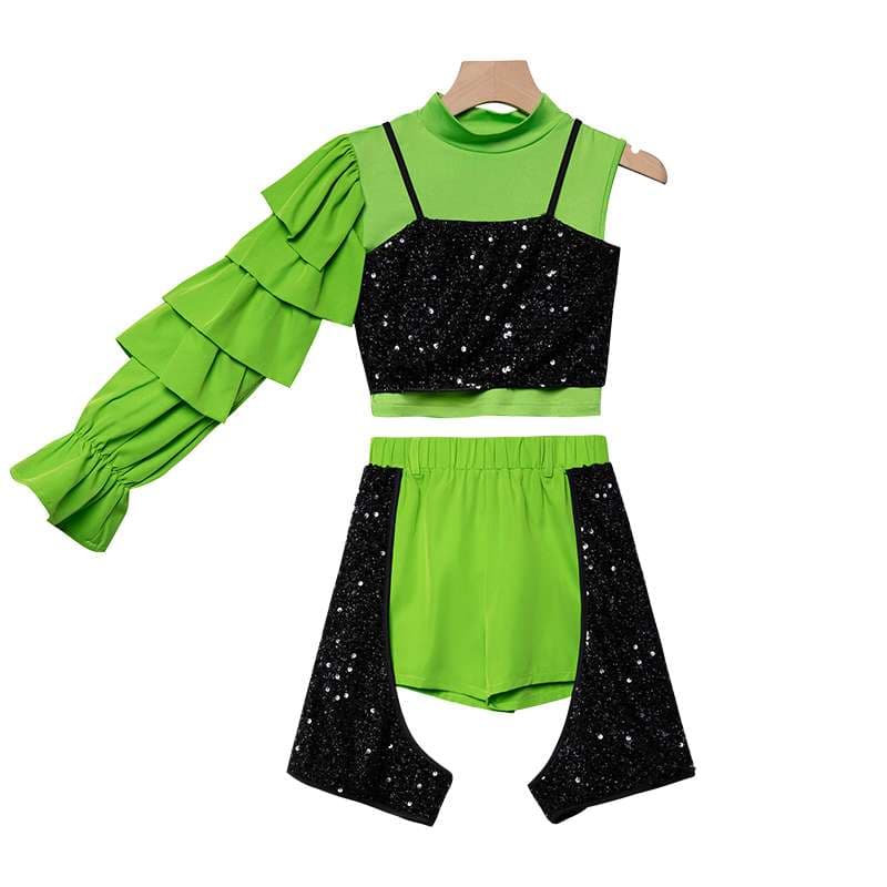ダンス衣装 キラキラ宇宙パンク風ダンスセット