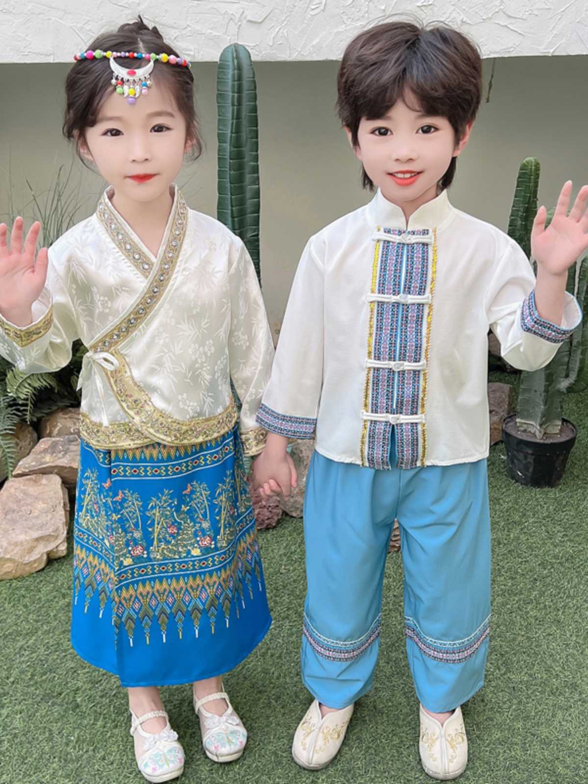ダンス衣装 アジアン民族衣装ツインスタイル