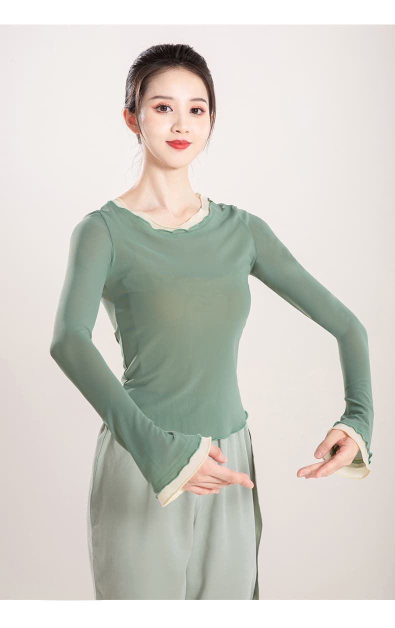 ダンス衣装 ダンス衣装 優美シルエット 舞踊セットアップ