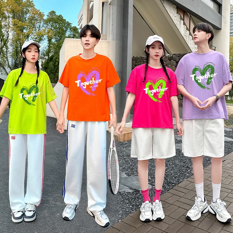 ダンス衣装 ハートモチーフ ペア衣装セット