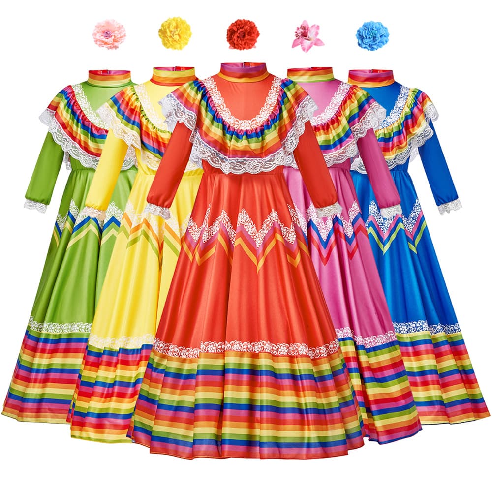 ダンス衣装 メキシカンフォークロア風衣装