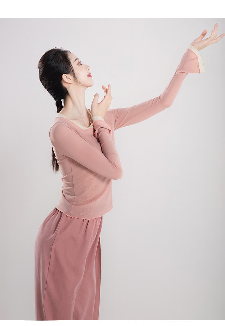 ダンス衣装 ダンス衣装 優美シルエット 舞踊セットアップ