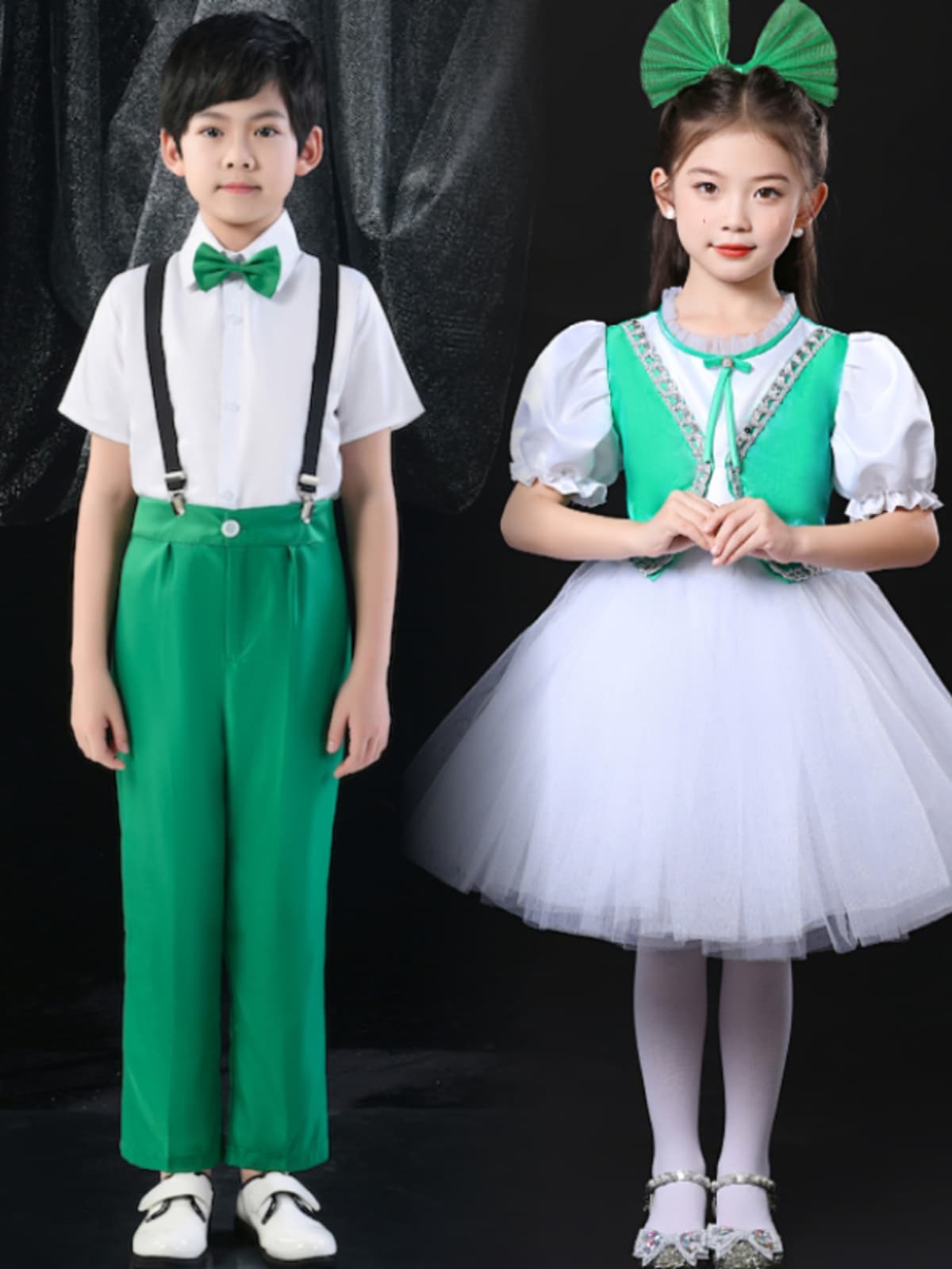 ダンス衣装 学芸会キッズフォーマル ツーピースセット